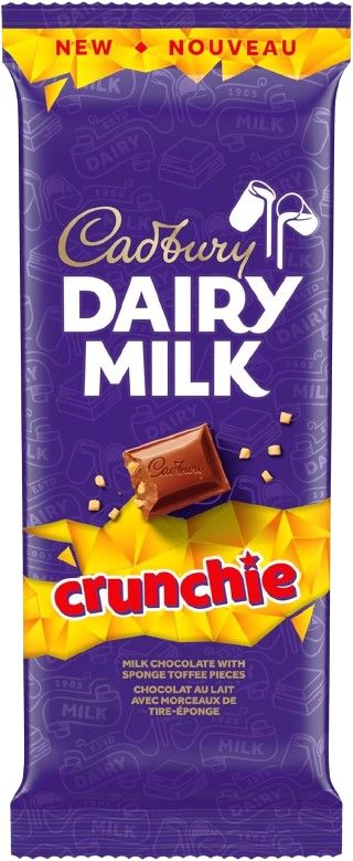 CADBURY DAIRY MILK  CRUNCHIE