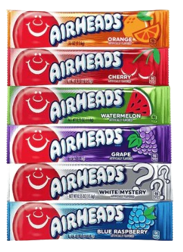 AIR HEADS FULL SIZE BARS - 6 FLAVOURS TO CHOOSE FROM