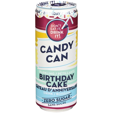 CANDY CAN SODA - BIRTHDAY CAKE