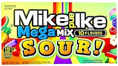 MIKE AND IKE  MEGA MIX SOUR