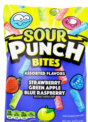SOUR PUNCH BITES ASSORTED FLAVORS