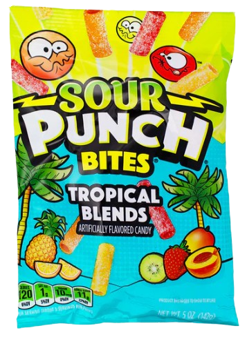 SOUR PUNCH BITES TROPICAL