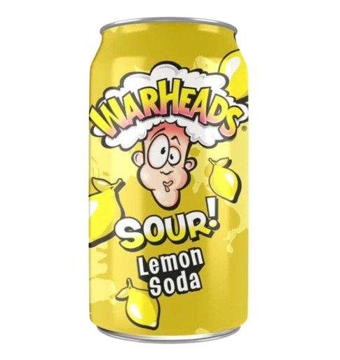 WAR HEADS SOUR LEMON SODA