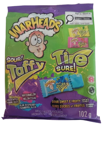 WAR HEADS SOUR TAFFY - ORIGINAL