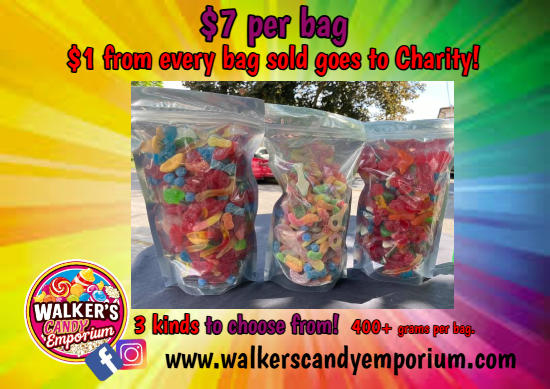 🍬💝CANDY FOR A CAUSE! 400g bags! - $1 from every bag sold goes to CHARITY! 💝🍬