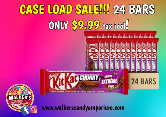 CASE SALE! 24 KIT KAT CHUNKY CHOCO EXTREME BARS
