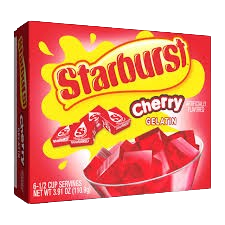 STARBURST JELLO - CHERRY