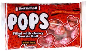 CHERRY TOOTSIE POPS with FUN MESSAGES