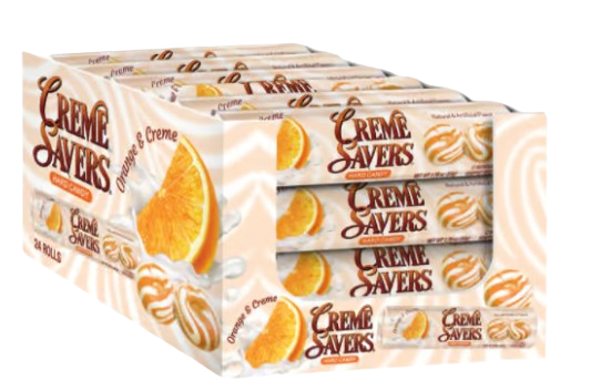 CREME SAVERS - ORANGE & CREME – Walker's Candy Emporium