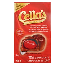 CELLAS MILK CHOCOLATE CHERRIES - 3 Pieces