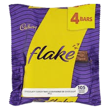 UK FLAKE CHOCOLATE BARS - 4 PACK