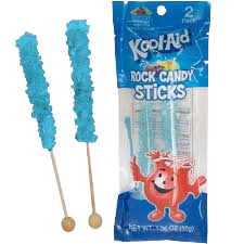 KOOL - AID ROCK CANDY STICKS - TROPICAL PUNCH