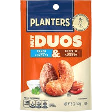 PLANTERS CASHEWS - DUOS - RANCH & BUFFALO