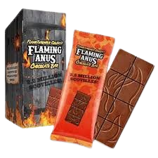 FLAMING ANUS CHOCOLATE BAR - 2.2 Million Scoville's