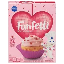 FUNFETTI CAKE MIX with CANDY BITS