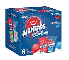 AIR HEADS SNOW CONES VARIETY PACK - FREEZER DRINKS