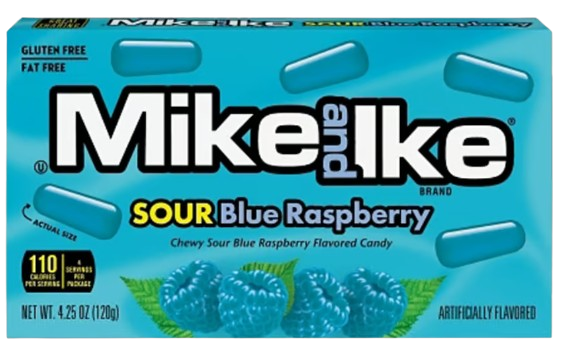 MIKE & IKE SOUR BLUE RASPBERRY