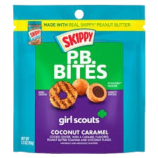 GIRL SCOUTS - SKIPPY P.B. BITES - COCOCUT CARMEL