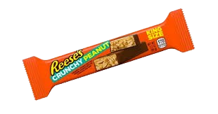 REESES CRUNCHY PEANUT BUTTER BAR KING SIZE