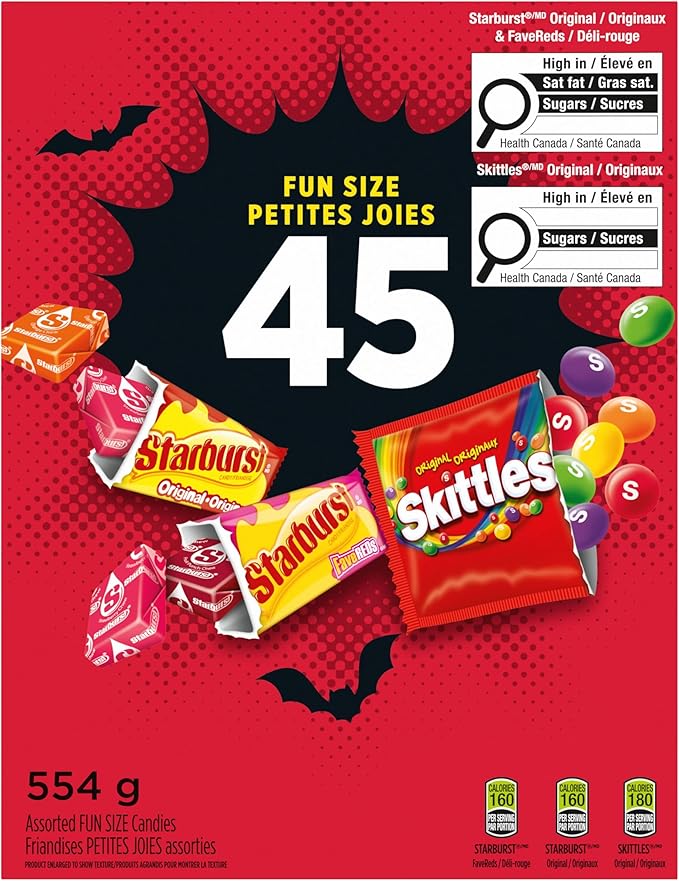 SKITTLES & STARBURST 45 Count