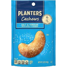 PLANTERS CASHEWS - SALT & VINEGAR