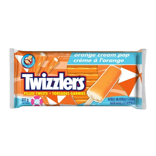 TWIZZLERS ORANGE CREAM POP - 4 PACKS for .99 cents