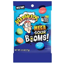 WAR HEADS MEGA SOUR BOOMS